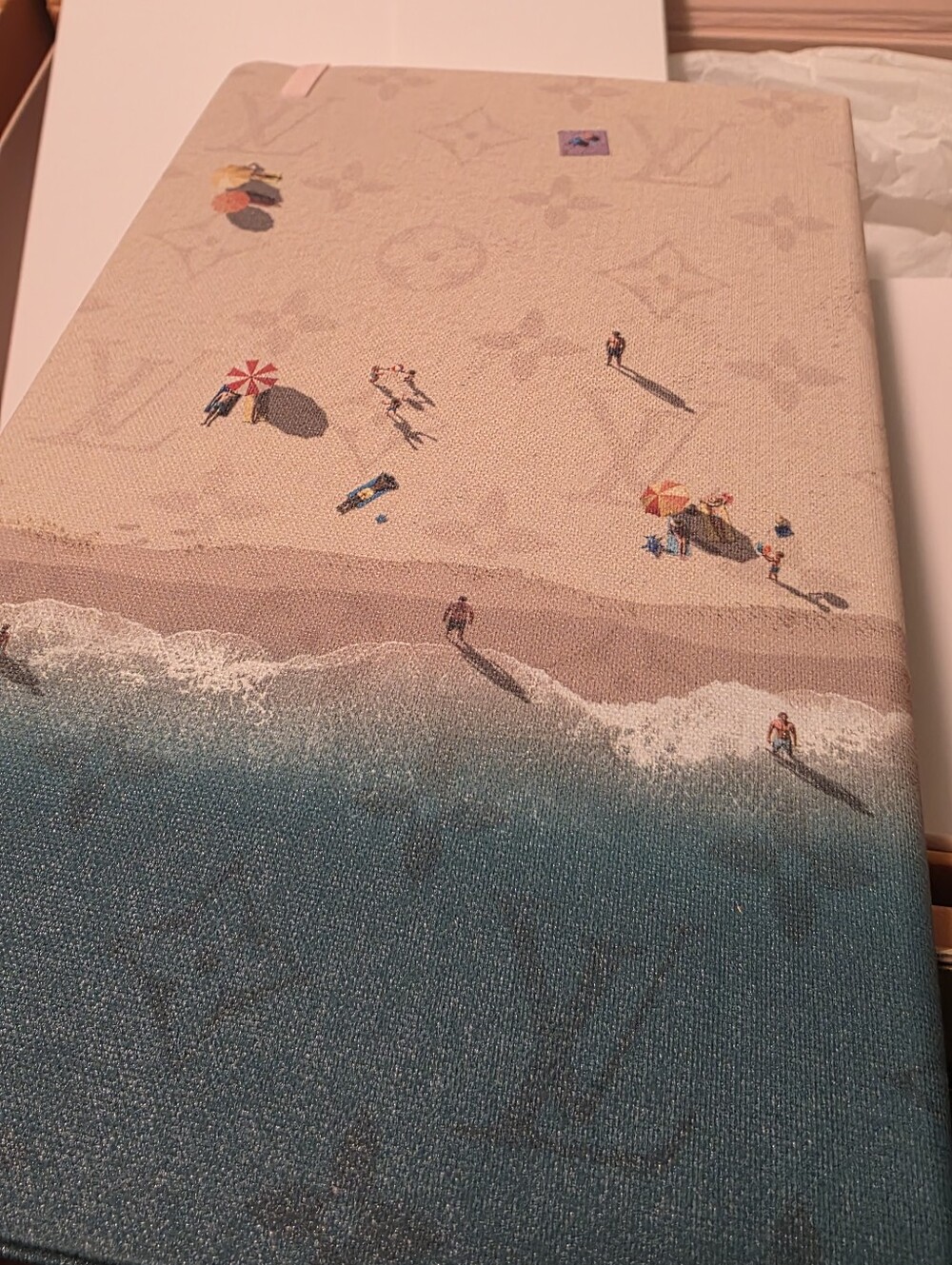 2026 Louis Vuitton Beach Seaside Notebook with Pink Elastic - Picture 7 of 7